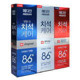 韩国进口100%正品 爱茉莉麦迪安86 美白牙膏强效除牙垢 去牙结石