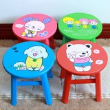 卡通儿童木凳子迷你小板凳 玩具凳 踏脚凳 宝宝圆凳子矮凳彩盒装