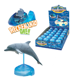 热卖儿童益智4D拼装仿真模型玩具恐龙蛋海洋动物海豚鳐鱼槌头鲨鱼