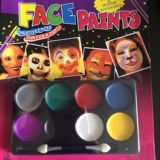 万圣节化妆油彩脸彩球迷小丑脸部颜料化妆舞会派对演出道具
