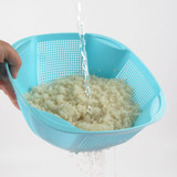 优质米萝 多用塑料沥水篮 洗菜 淘米篮 沥水筛 米萝果蔬篮