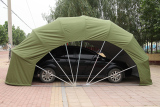 半自动简易移动折叠车库伸缩车库防雨汽车篷加厚车罩户外帐篷