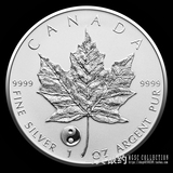 2016 加拿大枫叶Privy REV PROOF银币 （太极密印版） 1盎司 全配
