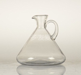 极简三角形玻璃透明冷水壶花瓶精致健康家居用品插花餐厅桌面摆件