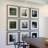 卓雅 黑白装饰画现代简约客厅组合挂画餐厅创意壁画风景摄影