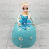 芭比娃娃蛋糕 冰雪奇缘翻糖蛋糕  艾莎公主生日蛋糕 安娜公主蛋糕