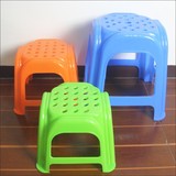 唯真批发 简约高矮凳浴室凳餐桌凳换鞋凳儿童成人塑料家用凳子