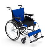 日本三贵MiKi老年人残疾人轮椅轻便可折叠免充气胎轮椅车MCS-43JL