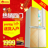电器城KEG/韩电 BCD-387DCV4J韩电冰箱多门电冰箱家用 四门对开门