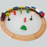木质儿童玩具托马斯小火车轨道组合木制圆形跑道小汽车电动包邮