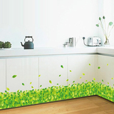 绿叶墙贴纸贴画 自粘墙纸卧室客厅踢脚线墙壁墙面幼儿园装饰田园