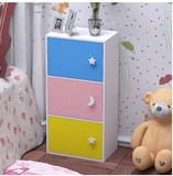 新款包邮彩色儿童自由组合教室收纳储物柜实木带门书柜简易小柜子