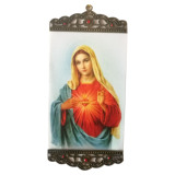 圣母圣心 合金+写真圣像挂画 天主教小助手