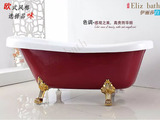 浴缸亚克力欧式贵妃浴缸单双人按摩儿童保温小浴盆1.2-1.7米