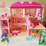 兼容乐高积木拼装城市女孩系列儿童益智玩具别墅城堡组插公主别墅
