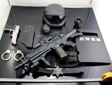COS反恐精英第一季/美国狙击枪/M4盾牌 头盔背心/儿童音乐玩具枪