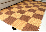 环保仿木纹泡沫地垫卧室满铺塑料地毯拼图客厅地板垫子门口防滑垫