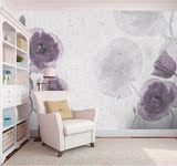 欧式花卉壁画 客厅壁纸电视墙背景墙纸 温馨卧室韩式简约墙布