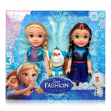 冰雪奇缘芭比娃娃套装大礼盒公主洋娃娃玩具新款安娜艾莎玩具女孩