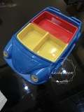 【开妈日本代购】现货儿童汽车造型饭盒便当盒餐盘餐具树脂辅食盘