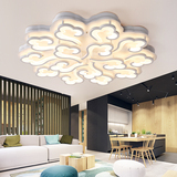 创意LED吸顶灯卧室灯祥云客厅灯简约现代个性餐厅灯圆形书房灯具
