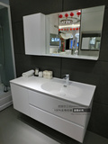 特价80-120CM正品欧路莎卫浴简约现代浴室柜OLS-BC4017(含龙头）