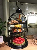 欧式铁艺蛋糕架酒店咖啡厅自助餐展示架多层面包架下午茶点心盘架