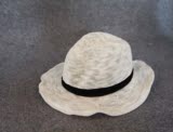 韩国代购夏季新款男女款光身亚麻英伦礼帽户外可折叠遮阳帽爵士帽