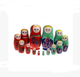 俄罗斯 套娃七层 无甲醛味 健康玩具 儿童早教手套娃娃 玩偶 创意