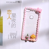 可爱屁桃奶油手机壳成品vivooppo华为魅族三星小米iPhone全国包邮