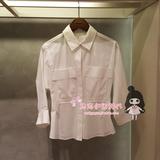 MICHAA美西亚韩国专柜正品代购16年夏款高雅休闲衬衫MIG4-WBL-040