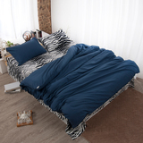 韩式纯色简约1.5m全棉磨毛四件套纯棉床单被套1.8米床上用品2.0m