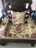 花鸟红木沙发坐垫罗汉床垫圈椅中式家具座垫靠垫抱枕定做