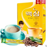 韩国进口咖啡 正品麦鑫 麦馨咖啡 100条盒装  三合一速溶摩卡咖啡