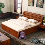 高箱床气动板式储物床1.8米收纳抽屉双人床 1.5米现代简约储物床