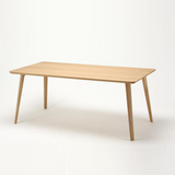 北欧餐桌原木风格森系日式白橡木设计感餐桌客厅桌子书桌实木桌子