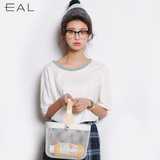 EAL 夏季新款全棉圆领短袖t恤女韩版纯棉打底衫上衣 L95