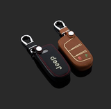 夜光钥匙包吉普2键智能遥控包自由光都市版真皮汽车钥匙保护套