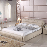 现代简约小户型皮床1.8米卧室主人床大床双人床2米2.2米婚床1.5米