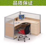 上海办公家具单人45款屏风隔断员工卡位电脑职员桌组合拐弯工作台