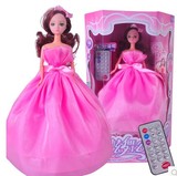 炫舞公主唱歌故事跳舞洋娃娃芭比娃娃遥控智能女孩玩具套装大礼盒