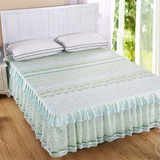 韩版蕾丝床裙单件床罩床垫保护套花边床笠公主活性印花床套1.8