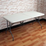 中空简易折叠便携式长条餐桌户外办公培训会议中空塑料宣传 桌子