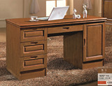 特价包邮橡木办公桌 实木电脑桌 1.2米写字台1.4米带锁电脑桌909#