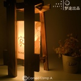 木质创意台灯调光3d打印浮雕灯 创意家居 送情侣家人Cameo Lamp