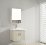 申鹭达卫浴LD38516浴室柜组合简约现代橡木实木挂墙洗手盆洗脸盆