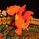 美国NICI橘色恐龙三兄弟霸王龙外贸毛绒玩具公仔生日礼物玩偶公仔