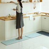 韩国正品小清新家居软胶脚垫浴室防滑垫两面可用客厅厨房加厚地垫