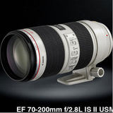 佳能70-200镜头 佳能EF 70-200mm f/2.8L IS II USM  L级红圈