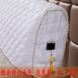纯棉床头罩 纯色床靠背防尘罩 1.5m 1.8m 2米皮床布艺保护套定做